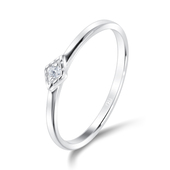 Minimalist Designed Silver Ring NSR-4064